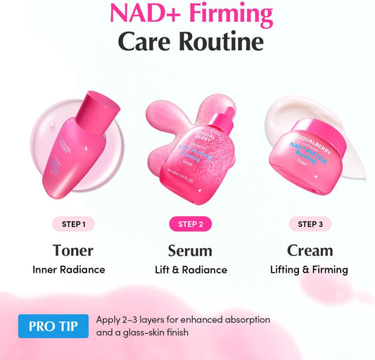 EQQUALBERRY NAD+ Peptide boosting Serum