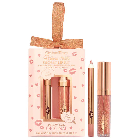 Mini Pillow Talk Glossy Lip Duos"