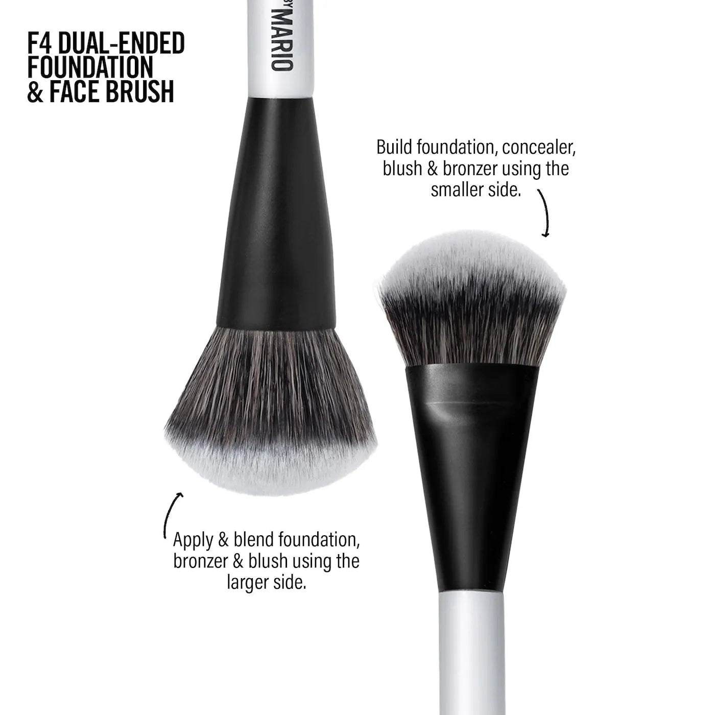 F4 Dual-Ended Foundation and Face Brush