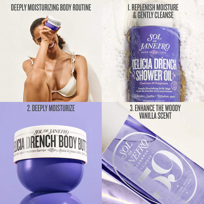 Delícia Drench™ Deeply Moisturizing Body Butter for Dry Skin