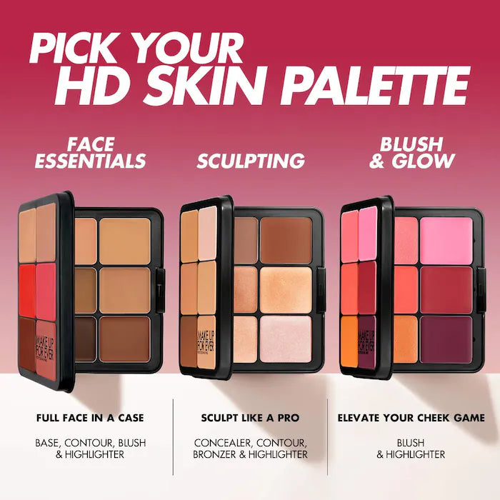 HD Skin Face Essentials Long-Lasting Full Face Cream Palette