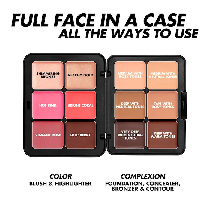 HD Skin Face Essentials Long-Lasting Full Face Cream Palette