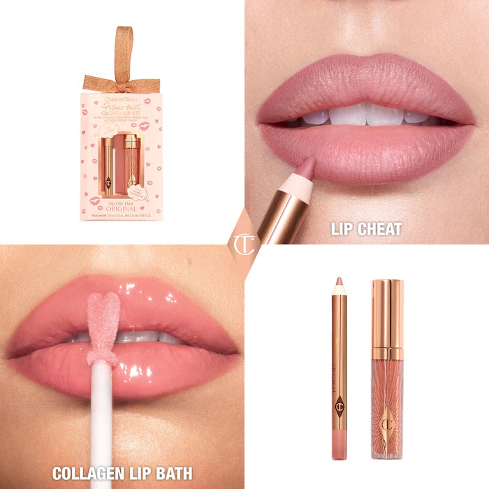 Mini Pillow Talk Glossy Lip Duos"