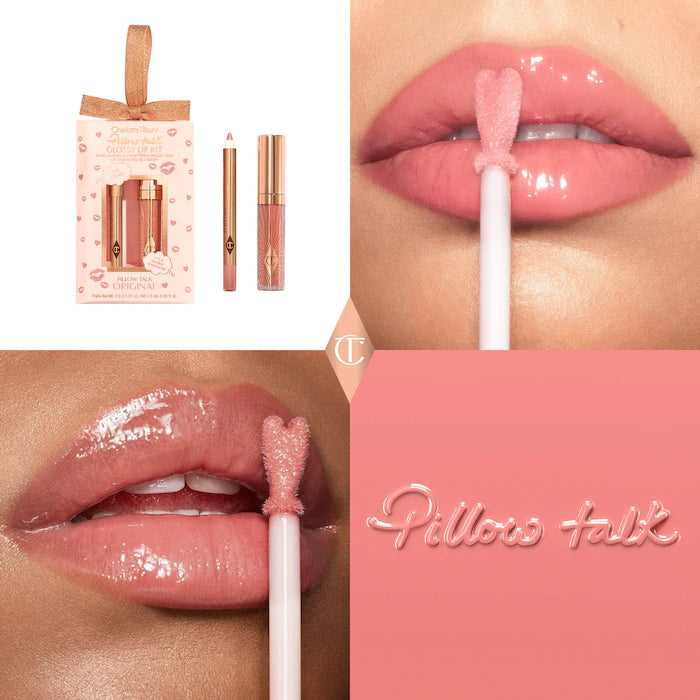 Mini Pillow Talk Glossy Lip Duos"