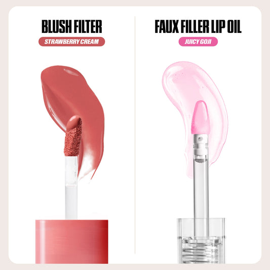 Berries and Cream Liquid Blush and Lip Gloss Set