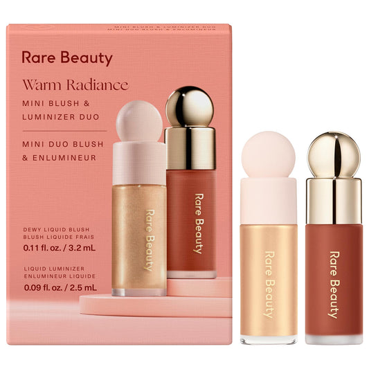 Mini Warm Radiance Blush & Luminizer Duo Makeup Gift Set